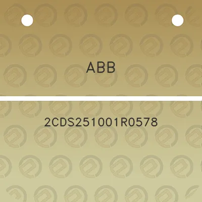 abb-2cds251001r0578