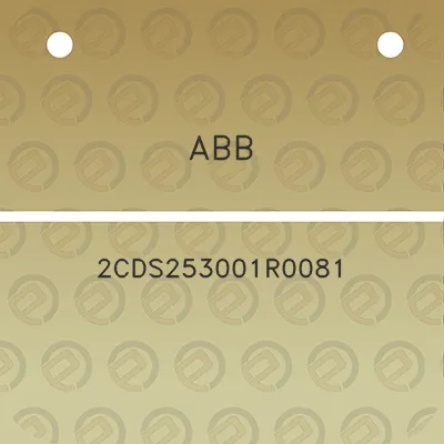 abb-2cds253001r0081