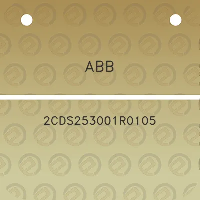 abb-2cds253001r0105