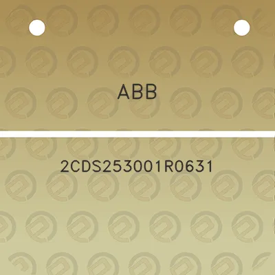 abb-2cds253001r0631