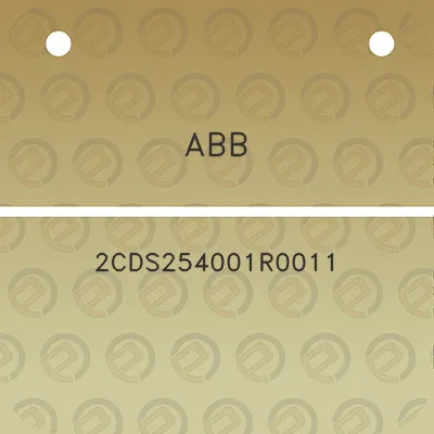 abb-2cds254001r0011