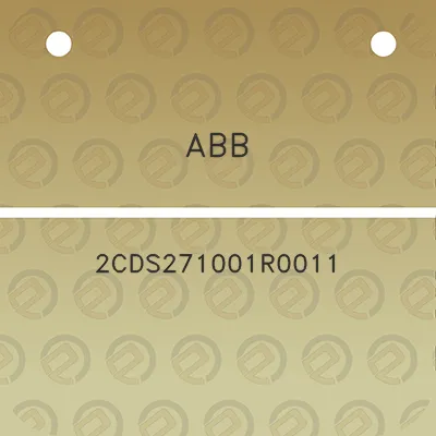 abb-2cds271001r0011