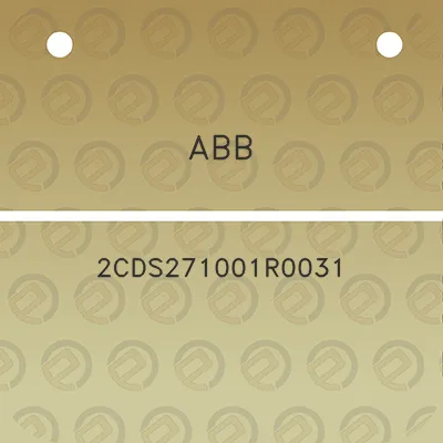 abb-2cds271001r0031