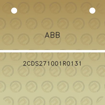 abb-2cds271001r0131