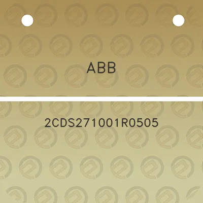 abb-2cds271001r0505