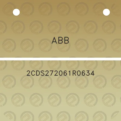 abb-2cds272061r0634