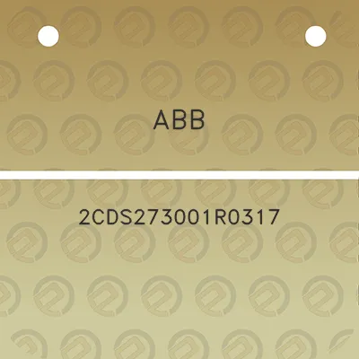 abb-2cds273001r0317