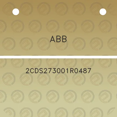 abb-2cds273001r0487