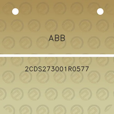 abb-2cds273001r0577