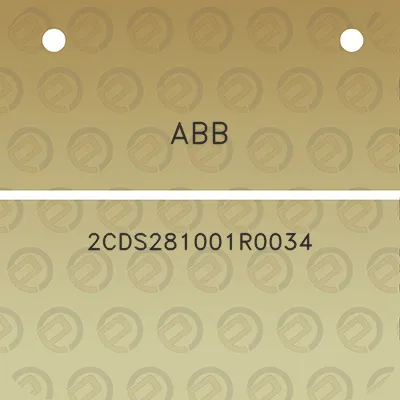 abb-2cds281001r0034