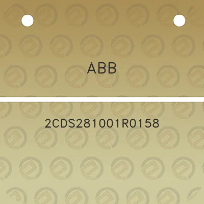 abb-2cds281001r0158