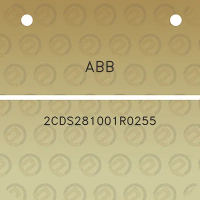 abb-2cds281001r0255