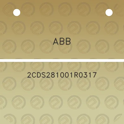 abb-2cds281001r0317