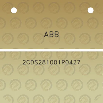 abb-2cds281001r0427