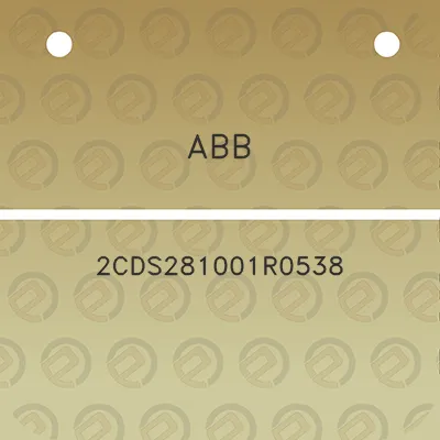 abb-2cds281001r0538