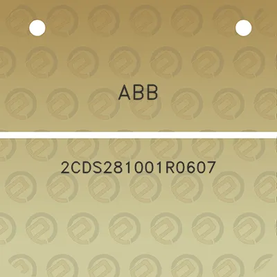 abb-2cds281001r0607