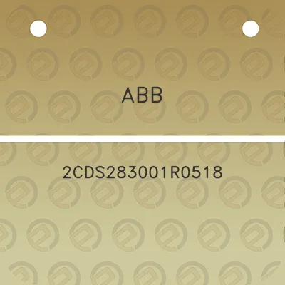 abb-2cds283001r0518