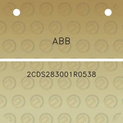 abb-2cds283001r0538