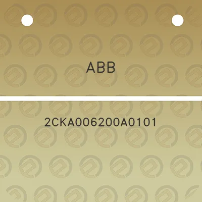 abb-2cka006200a0101