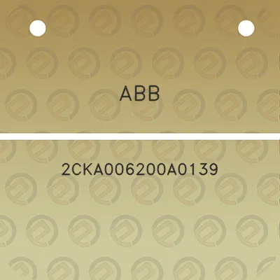 abb-2cka006200a0139