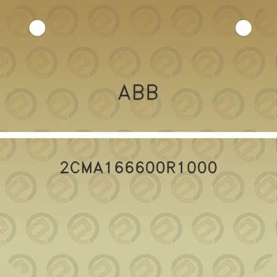 abb-2cma166600r1000