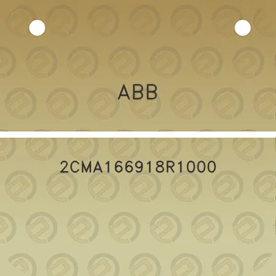 abb-2cma166918r1000