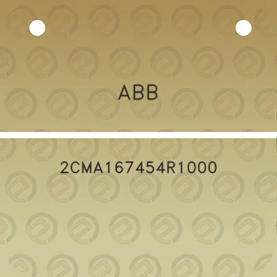 abb-2cma167454r1000