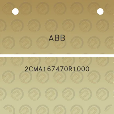 abb-2cma167470r1000