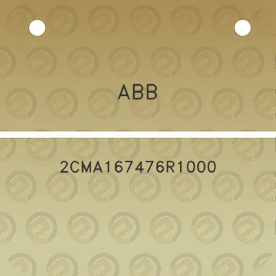 abb-2cma167476r1000