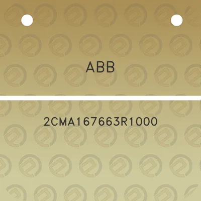 abb-2cma167663r1000