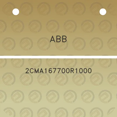 abb-2cma167700r1000