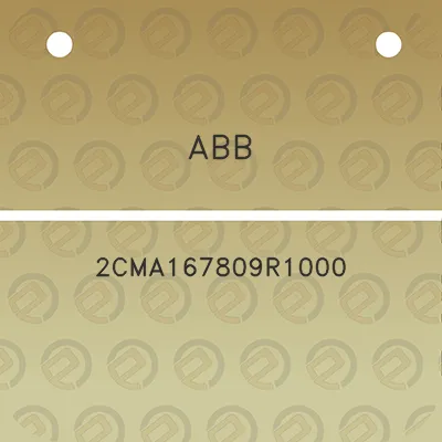 abb-2cma167809r1000