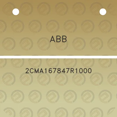 abb-2cma167847r1000