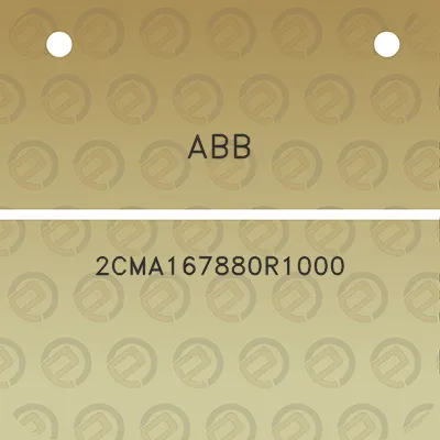 abb-2cma167880r1000