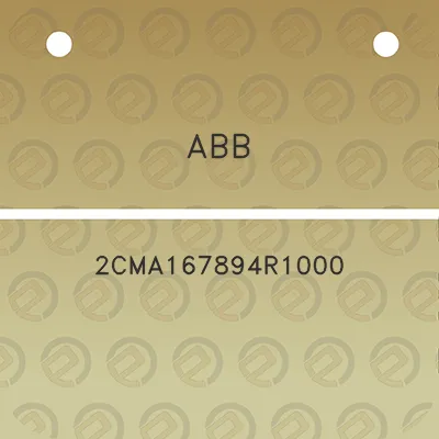 abb-2cma167894r1000