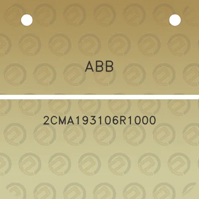 abb-2cma193106r1000