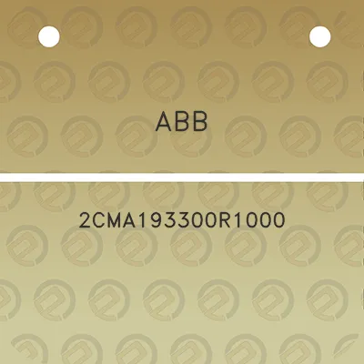 abb-2cma193300r1000