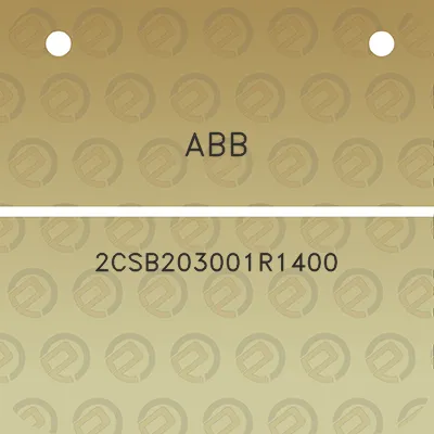 abb-2csb203001r1400