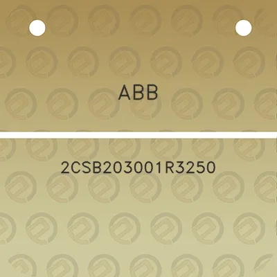 abb-2csb203001r3250