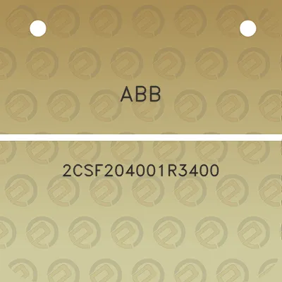 abb-2csf204001r3400