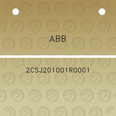 abb-2csj201001r0001