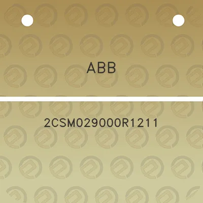 abb-2csm029000r1211