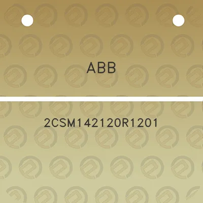 abb-2csm142120r1201