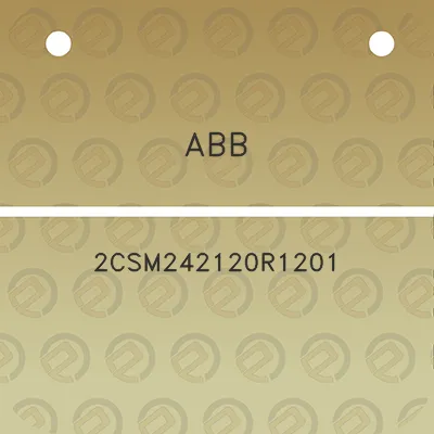 abb-2csm242120r1201