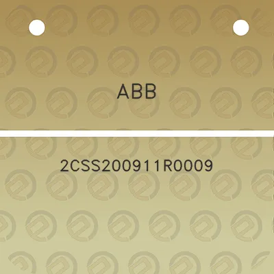 abb-2css200911r0009