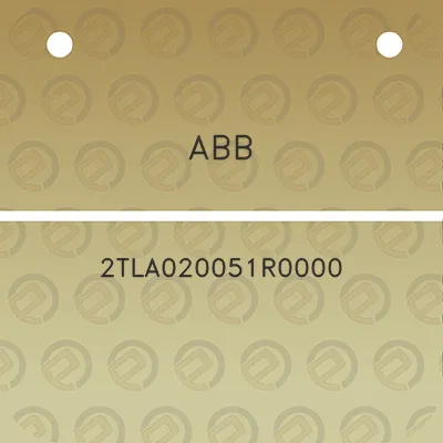 abb-2tla020051r0000