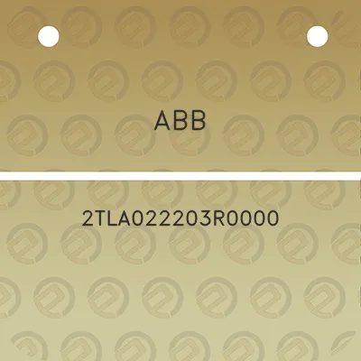 abb-2tla022203r0000