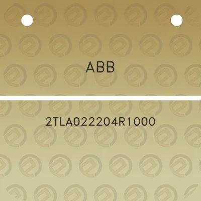 abb-2tla022204r1000