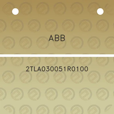 abb-2tla030051r0100