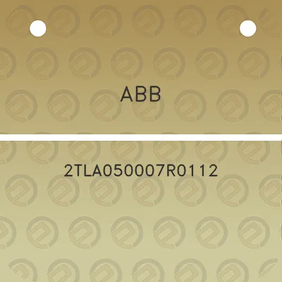 abb-2tla050007r0112